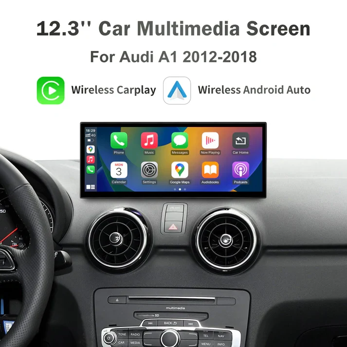 AUDI A1/Q3 CARPLAY SCREEN 2012-2018