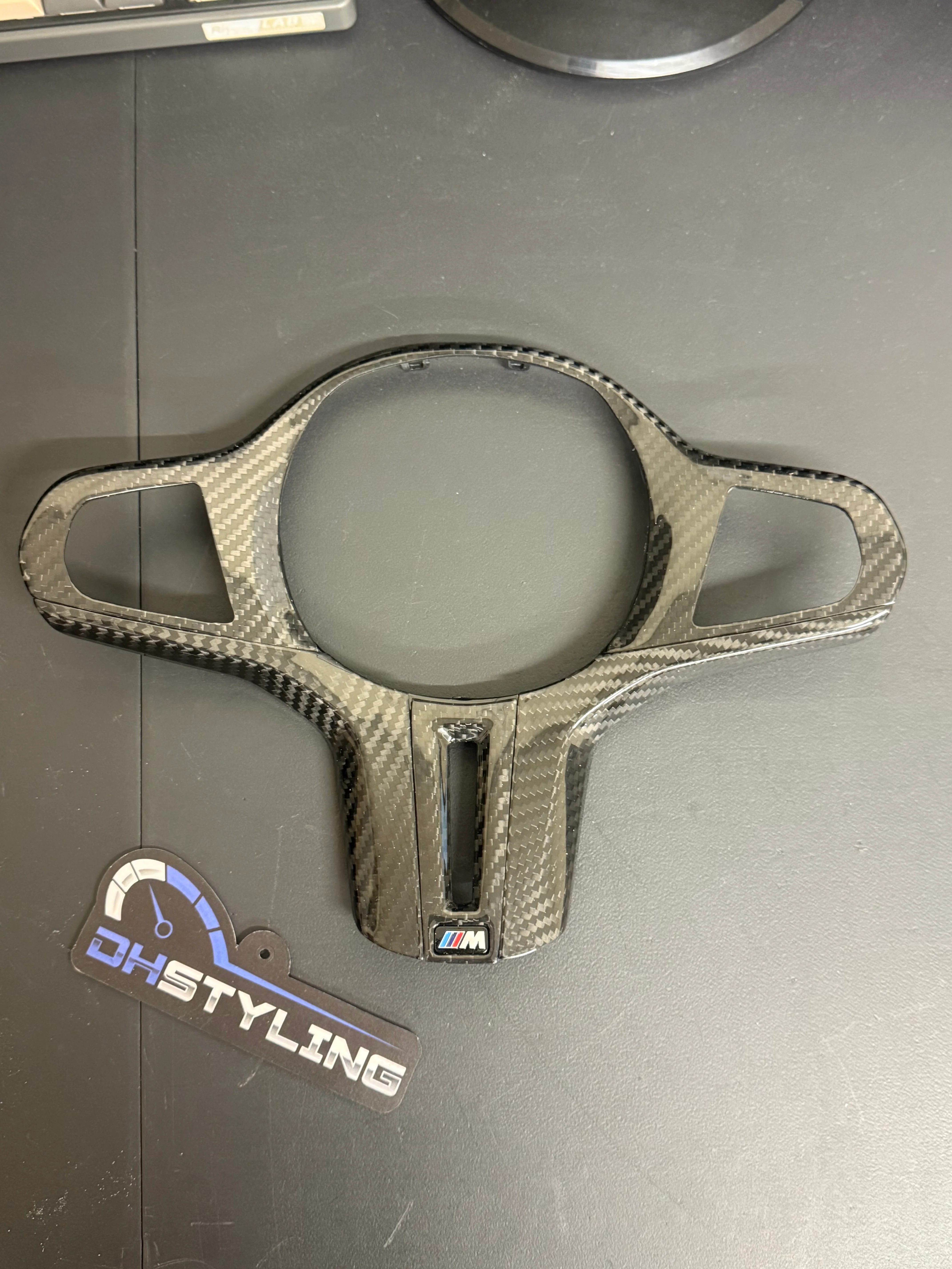 BMW G SERIES CARBON FIBRE STEERING WHEEL TRIM 3 4 Series Z4 M3 M4 G20 G22 G82 - Image 2