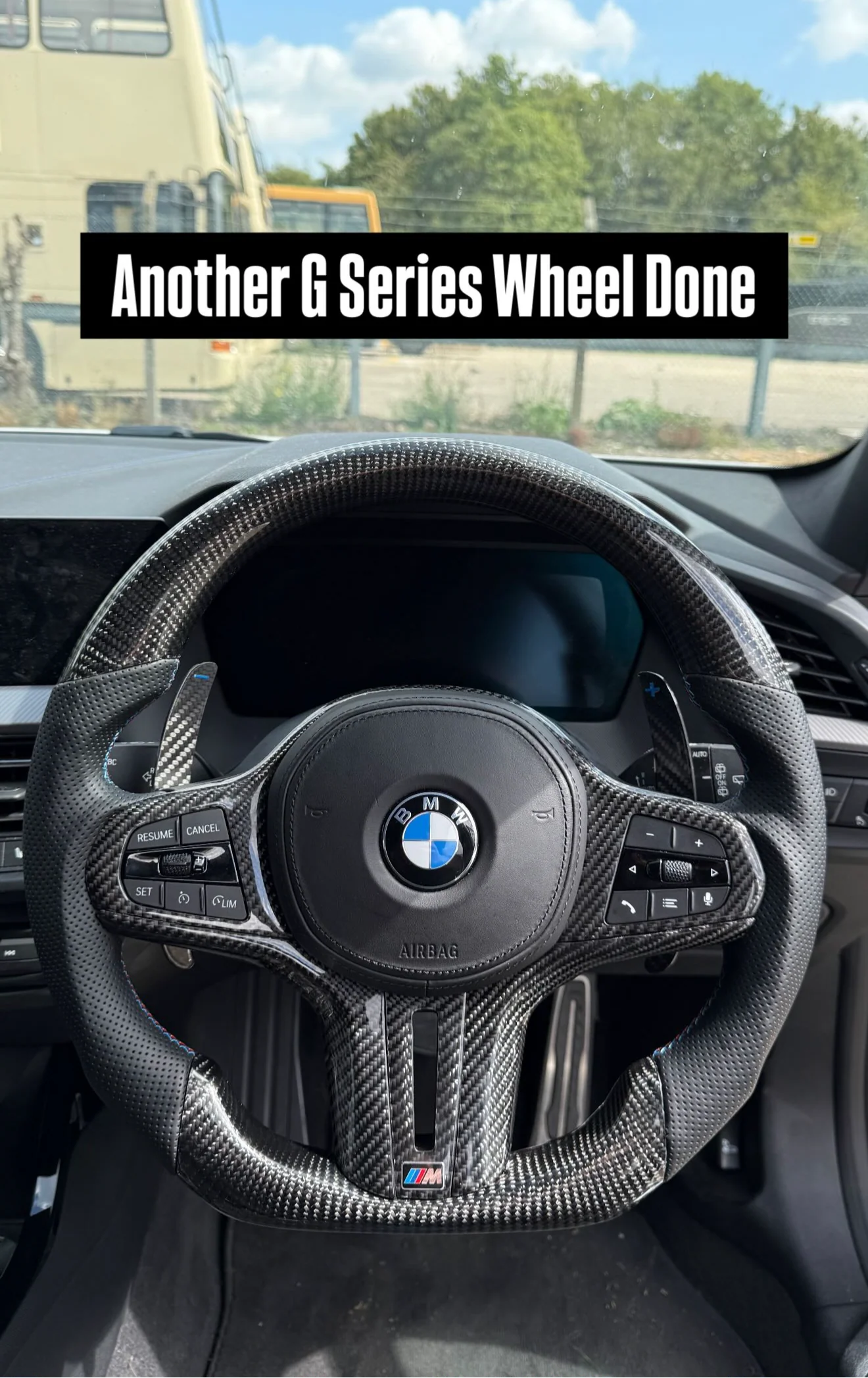 G Series Carbon Fibre Steering Wheel - Image 3