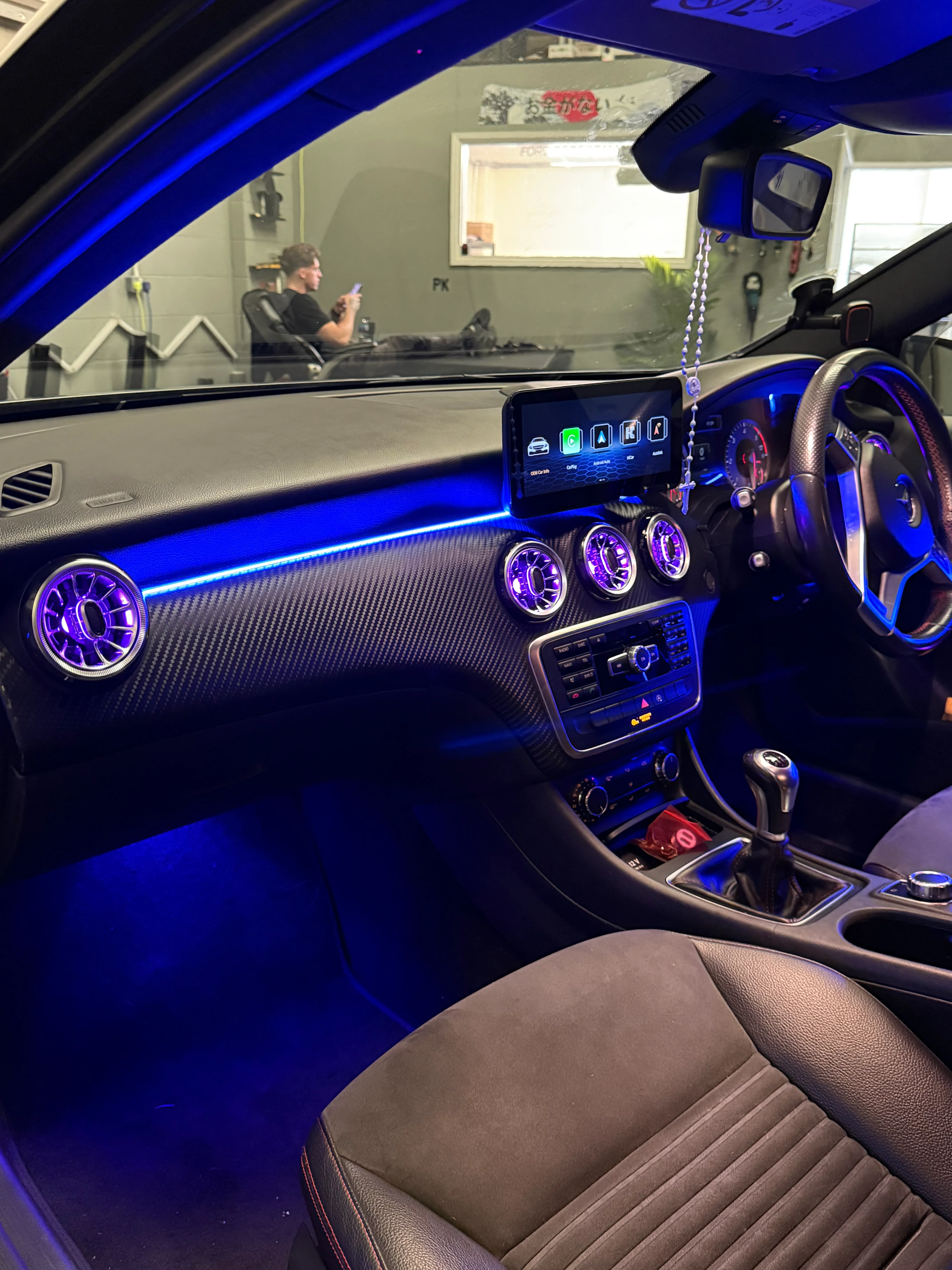 Mercedes LED Air Vents 256 Colours - Image 4